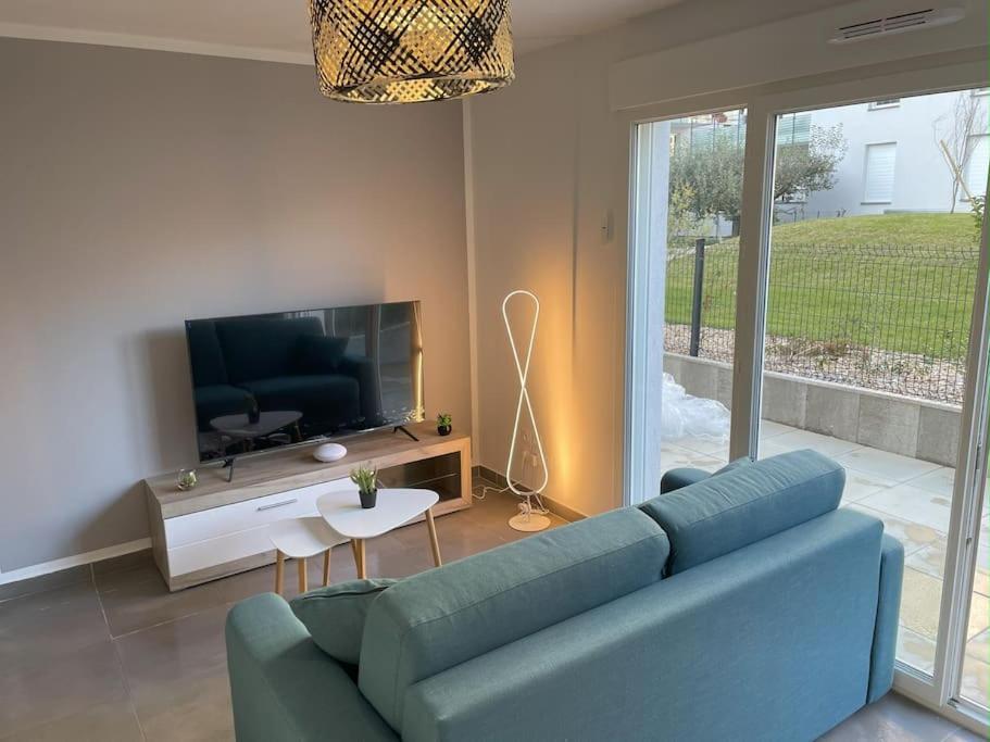 L'Appartement Bleu-T2-Annemasse Exteriör bild